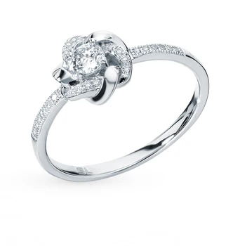 Gold ring with diamonds sunlight sample 585 
Gold ring with diamonds sunlight sample 585