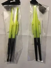 2 uds. Ganchos para pesca con mosca, herramientas para atar, separador de anzuelos de pesca, separador de plástico, removedor de anzuelos, Disgorger, recolector de nudos, nivel amarillo + negro
