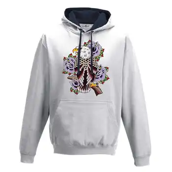 Hood Sweatshirt Bico Tattoo Tattoo Ink Old School Eagle Rose S white-navy
Hood Sweatshirt Bico Tattoo Tattoo Ink Old School Eagle Rose S white-navy