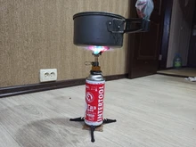 Outdoor Camping Tripod-Holder Oil-Bottle Stove Support Fixed-Bracket Gas-Cylinder Foldable