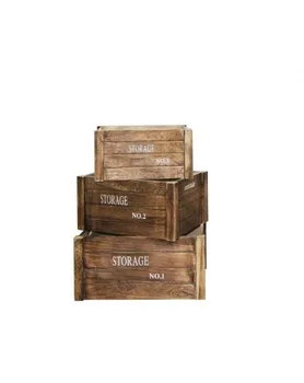 Mobili Rebecca® Set 3 Crates Boxes Storage Wooden Brown Rustic Garage Kitchen Garden
Mobili Rebecca® Set 3 Crates Boxes Storage Wooden Brown Rustic Garage Kitchen Garden