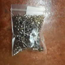 Lote de 20 a 100 unidades de cierres para pendiente dorados para mujer, de acero inoxidable blanco, pasadores de base, topes para pendientes, accesorios para pendientes, reverso de oreja para fabricación de joyas DIY