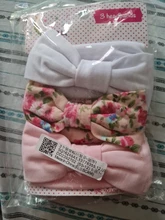 Diadema elástica con lazo anudado para el pelo, cinta para el pelo anudada, regalos para bebé, 3 uds., 2018