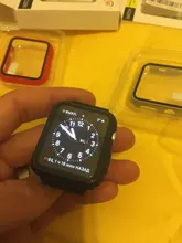 360 protector de pantalla completa parachoques marco mate duro caso para Apple iPhone 6/5/4/3/2/1 cubierta de templado de vidrio de película para iwatch 4/5