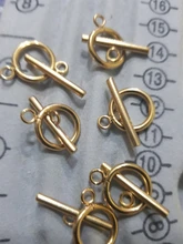 6 juegos con tono plateado Acero inoxidable OT palanca cierres conectores joyas hallazgos