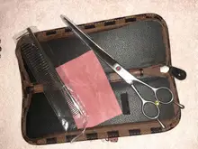 Fenice 7,0 /7,5/8,0 curva tijeras para perros profesional perro de pelo de gato cizalla de cortar a curva tijeras