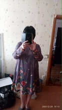 2020 invierno de cuello alto cálida estampado Vintage vestido de las mujeres de otoño elegante manga larga Patchwork Vestidos Casual Vestidos