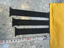 Solo bucle para reloj Apple Watch banda 44mm 40mm, 42mm, 38mm transpirable elástico de la correa banda pulsera de silicona iWatch Serie 3 4 5 SE 6 Correa