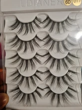 Pestañas postizas de pelo de visón falso, 5 pares, 8D, naturales/gruesas, largas, maquillaje, herramientas de extensión de belleza