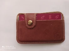 Mini Cartera de cuero Retro Para hombre y mujer, billetera inteligente para tarjetas de crédito y negocios, 2020