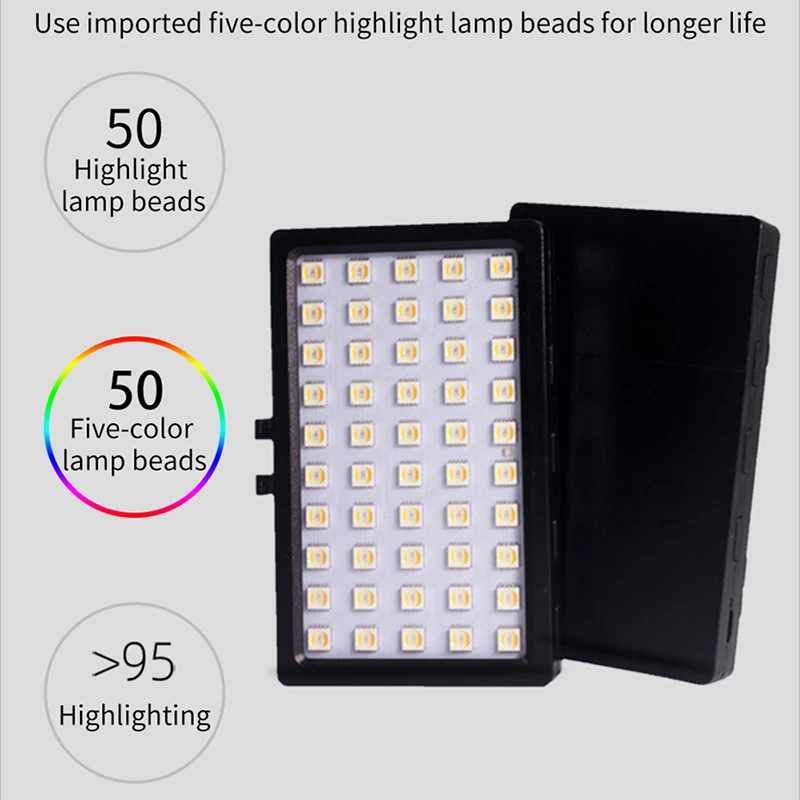 Mini RGB Video Light On Camera Built-in Battery Studio Photography Fill Light Vlogging For DSRL Camera Canon Nickon Smartphone
Mini RGB Video Light On Camera Built-in Battery Studio Photography Fill Light Vlogging For DSRL Camera Canon Nickon Smartphone