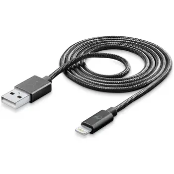 Cellularline Lightning Apple cable for charging and data sync for Apple devices NeroCELLULAR LINE13.5
Cellularline Lightning Apple cable for charging and data sync for Apple devices NeroCELLULAR LINE13.5