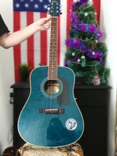 6 unids/set cuerdas de E-A guitarra Universal núcleo de acero colorido acústica Folk cuerda instrumento Musical piezas de guitarra accesorios de música