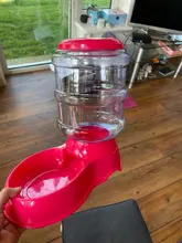 Bebederos de Alimentación de Mascotas de plástico de 3,8l Alimentador automático para gatos y perros, cuenco de agua para mascotas