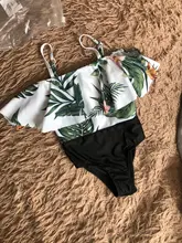 Trajes de baño de hojas para madre e hija, ropa de baño a juego con cuello de barco para madre e hija, vestidos de mamá y yo, aspecto padre e hijo