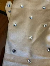 Guantes cálidos de patinaje artístico para niñas y mujeres con diamantes de imitación para espectáculo