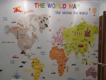 Photo-Wallpaper World-Map Living-Room-Decoration Coffee-Painting 3d Mural Beibehang Childrens-Room