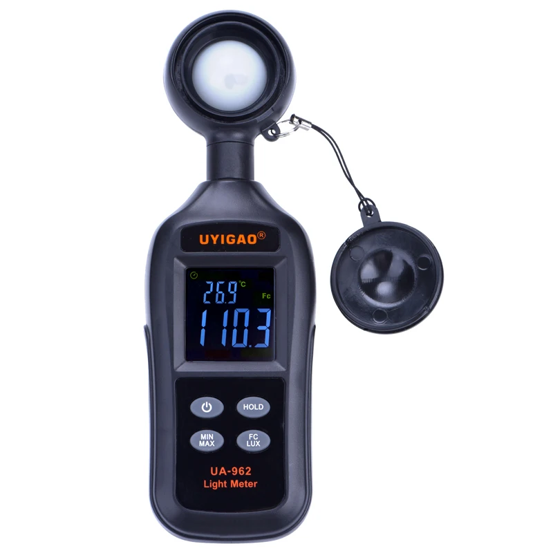 QHTITEC Light Meter Digital Illuminance Meter With LCD Screen Handheld Ambient Temperature Luxmeter Measurer Range 200000 Lux
QHTITEC Light Meter Digital Illuminance Meter With LCD Screen Handheld Ambient Temperature Luxmeter Measurer Range 200000 Lux