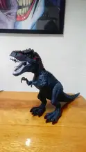 Dinosaurio eléctrico Tiranosaurio Rex para niños, juguete para caminar, luz, sonido, juguetes de modelo Animal