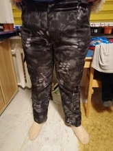 Pantalones de camuflaje tácticos para hombre, pantalón militar de combate de camuflaje de pitón negro, para caza, para hombre