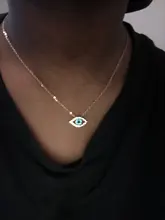 SINLEERY-colgante de ojo de diamante de imitación azul para mujer, gargantilla de Color plateado XL656 SSG, amuleto de la suerte, pavo azul malvado