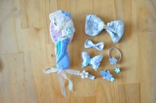 Horquilla para niña y niño, cuerda para el pelo, peine de princesa, caja de regalo ornamental, conjunto de Navidad