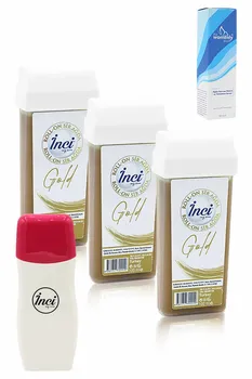 Pearl gold cartridge roll on depilatory 3 PCs + roll on depilatory heating machine + feather reducing spray, filling waxing, depilation
Pearl gold cartridge roll on depilatory 3 PCs + roll on depilatory heating machine + feather reducing spray, filling waxing, depilation