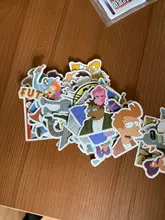 Animaciones de dibujos animados para niños, pegatinas de Futurama, grafiti personalizado, equipaje decorativo, impermeable, juguetes de pegatinas, 10/50 Uds.