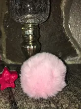 LLavero de felpa de bola de lana púrpura para mujer, colgante de pompón de bola sencilla, Animal Artificial, bolsa de coche, juguete, 1 Uds.