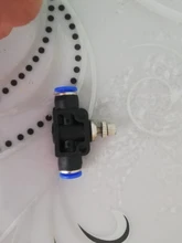 Conector neumático para tubo de aire y agua, acoplador rápido de 4mm, 6mm, 8mm, 10mm, 12mm, PU PY PK