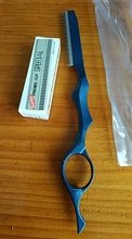 Peluquería corte de pelo Razors de acero Barber Salon adelgazamiento herramientas maquinilla de afeitar 10 Uds cuchillas raspado ceja cuchillos HC0007