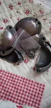 KAK-tirador de puerta de armario con cajones de cocina, accesorio de Metal Retro, 2 uds., perillas para muebles, artículos de mano, Alacena, concha de latón antigua
