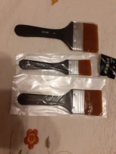 Pincel de nailon para pintura de acuarela óleo arte, 7 estilos, pincel de arte para pintura de pelo, fácil de limpiar, cepillo de limpieza de madera, 1 Uds.