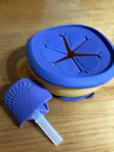 BC Babycare-fuente de alimentación de bebé 3 en 1, aperitivo, tazón de sopa con pajita, platos de aprendizaje infantiles, tazón con mango de succión, vajilla, tazón de aperitivos de pétalos