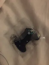 LLavero de mango de videojuego creativo para hombre y mujer, modelo de Joystick de simulación, llavero con anilla colgante, soporte de pareja llave, regalo