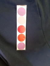 500 uds/rollo de croma etiquetas adhesivas de código de Color Dot etiquetas adhesivas 1 pulgada ronda rojo amarillo azul Rosa negro papelería pegatinas