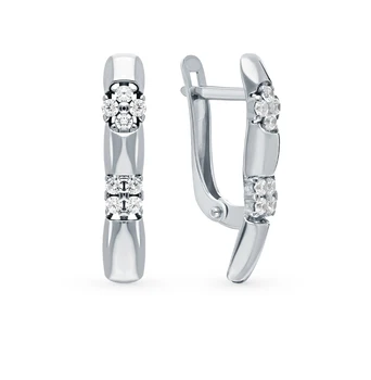 Silver earrings with cubic zirconia sunlight sample 925
Silver earrings with cubic zirconia sunlight sample 925