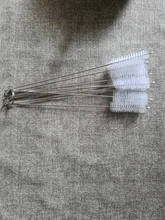 Cepillos de limpieza multifuncional para biberones de bebé, cepillo de limpieza de acero inoxidable, botella de alimentación para beber, 10 unids/lote