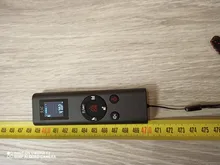 Medidor de distancia láser Digital inteligente, telémetro portátil de carga USB, minimedidor de Medición de distancia portátil, 40M, novedad