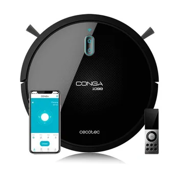 Robot Vacuum Cleaner Cecotec Conga 1099 Connected 1400 Pa 64 dB WiFi Black
Robot Vacuum Cleaner Cecotec Conga 1099 Connected 1400 Pa 64 dB WiFi Black