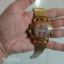 NIBOSI-reloj analógico de cuarzo para hombre, accesorio de pulsera resistente al agua con cronógrafo, complemento Masculino deportivo de marca de lujo