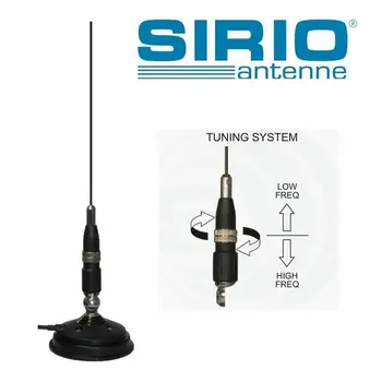 Antenna 27 MHz Sirio mini snake 27 Mag. CB 27 MHz. Link for дальнобойщиков. Antenna with magnet on the roof car
Antenna 27 MHz Sirio mini snake 27 Mag. CB 27 MHz. Link for дальнобойщиков. Antenna with magnet on the roof car