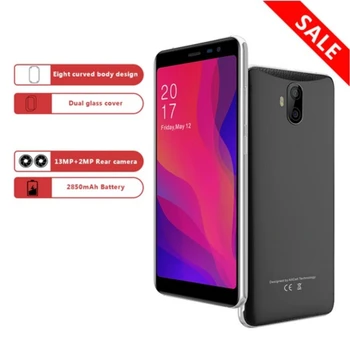 

Smartphone 13MP+2MP Rear Dual Camera Android 8.1 18:9 5.5 Inch MTK6580 Quad Core 1GB RAM 8GB ROM Mobile Phone