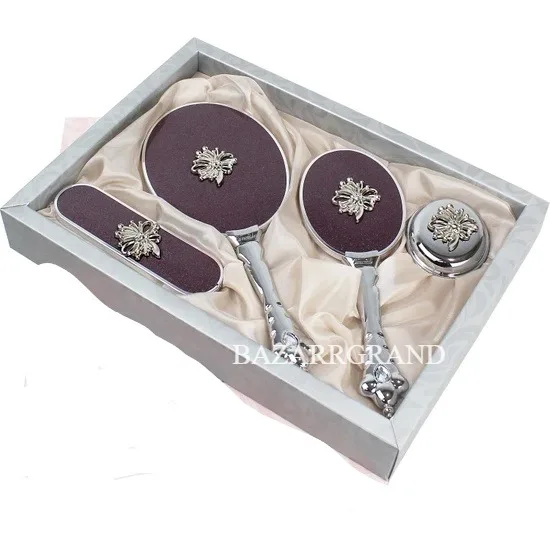 YOUR COMB SET WITH QUALITY COLOR TO ADD CHICITY TO YOUR STYLE Camomile Luxury Bridal Mirror Brush Toiletry Set (P FREE SHİPPİNG
YOUR COMB SET WITH QUALITY COLOR TO ADD CHICITY TO YOUR STYLE Camomile Luxury Bridal Mirror Brush Toiletry Set (P FREE SHİPPİNG