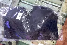 Encaje sexi sin costura sostén deportivo transpirable sólida Cruz lado hebilla Bra sujetador inalámbrico sujetadores push-up 3XL de talla grande para las mujeres