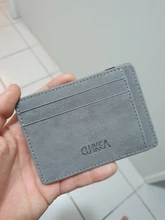 Mini monederos mágicos ultrafinos de cuero PU para hombre, monedero con cremallera, tarjetero de plástico, novedad de 2020
