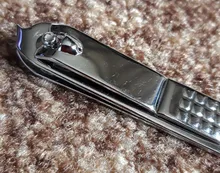 Cortauñas de acero inoxidable, cortador, cuchilla recortadora, herramientas de manicura pedicura, profesional, dedos del pie, Juego de 2 cortadoras estilo