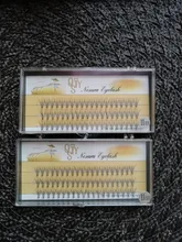 QSTY de 60 uds maquillaje profesional cúmulo Individual pestañas injerto falsas pestañas con envío gratis