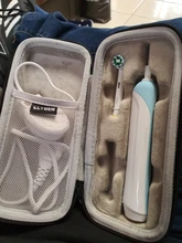 LTGEM EVA duro caso para Oral B Pro 1000 y 5000 de energía eléctrica batería recargable cepillo de dientes de funda protectora Stora