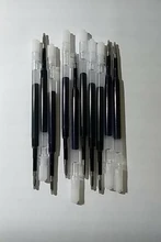 10/5 Uds Neutral azul negro recambio de pluma de Gel Oficina escrito accesorios pluma para regalo DIY elegir azul negro G2 Gel 0,5mm pluma Venta